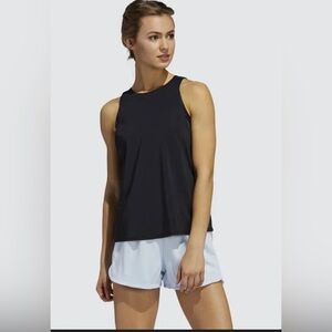 Adidas Double-Up Women Training Tank Black Open Back Sport - Size S